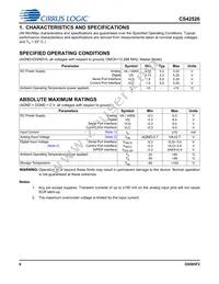 CS42526-DQZR Datasheet Page 6