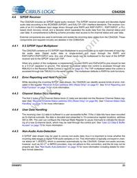 CS42526-DQZR Datasheet Page 23