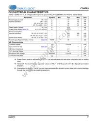 CS4265-DNZ Datasheet Page 17