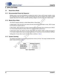CS4270-DZZR Datasheet Page 22