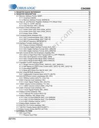 CS42888-DQZR Datasheet Page 3