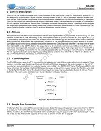CS4299-BQZR Datasheet Page 9