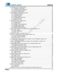 CS42L52-CNZR Datasheet Page 5