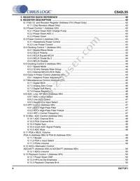 CS42L55-CNZR Datasheet Page 4