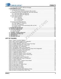 CS42L73-CWZR Datasheet Page 9