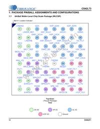 CS42L73-CWZR Datasheet Page 12