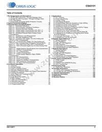 CS43131-CNZR Datasheet Page 3
