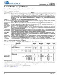 CS43131-CNZR Datasheet Page 12