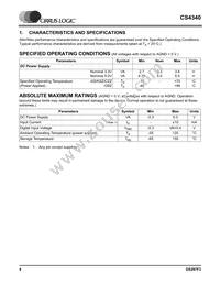 CS4340-KSZR Datasheet Page 4