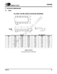 CS4340-KSZR Datasheet Page 23