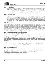CS4341-KSZ Datasheet Page 20