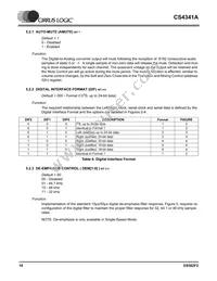 CS4341A-KSZR Datasheet Page 18