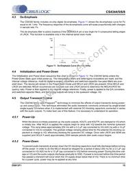 CS4346-CZZ Datasheet Page 15