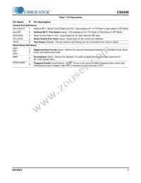 CS4349-DZZR Datasheet Page 7