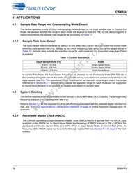 CS4350-CNZ Datasheet Page 18