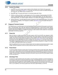 CS4350-CNZ Datasheet Page 22