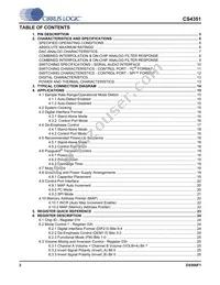 CS4351-DZZR/B Datasheet Page 2
