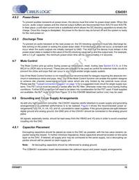 CS4351-DZZR/B Datasheet Page 19