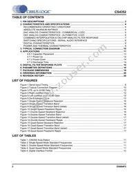 CS4352-DZZR Datasheet Page 2