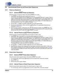 CS4353-CNZR Datasheet Page 19