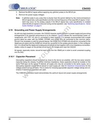 CS4353-CNZR Datasheet Page 20