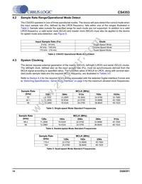 CS4353-DZZR Datasheet Page 14