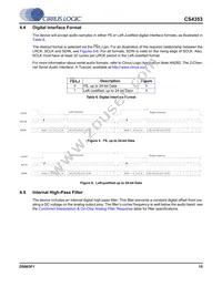 CS4353-DZZR Datasheet Page 15