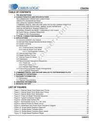 CS4354-CSZR Datasheet Page 2