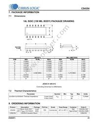 CS4354-CSZR Datasheet Page 23