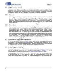 CS4361-CZZR Datasheet Page 16