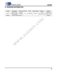 CS4361-CZZR Datasheet Page 23