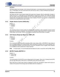 CS4362-KQZ/E Datasheet Page 19