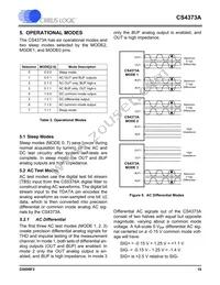 CS4373A-ISZR Datasheet Page 19