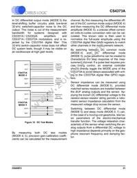 CS4373A-ISZR Datasheet Page 21