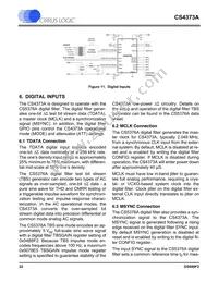 CS4373A-ISZR Datasheet Page 22