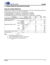 CS4382-KQZ/E Datasheet Page 5