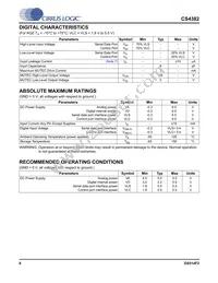 CS4382-KQZ/E Datasheet Page 8