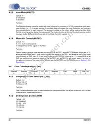 CS4382-KQZ/E Datasheet Page 20