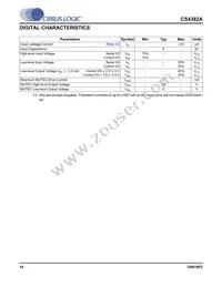 CS4382A-DQZ Datasheet Page 14