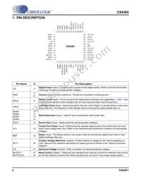 CS4384-CQZR Datasheet Page 6