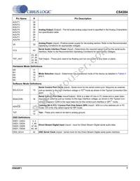 CS4384-CQZR Datasheet Page 7