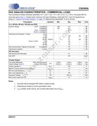 CS4385A-DQZR Datasheet Page 9