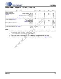 CS4385A-DQZR Datasheet Page 11
