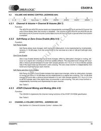 CS4391A-KZZR Datasheet Page 19