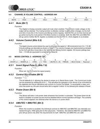 CS4391A-KZZR Datasheet Page 20