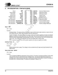CS4391A-KZZR Datasheet Page 22