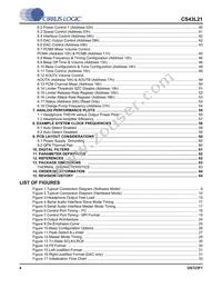 CS43L21-CNZR Datasheet Page 4