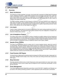 CS43L22-CNZR Datasheet Page 20