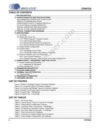 CS4412A-CNZR Datasheet Page 2