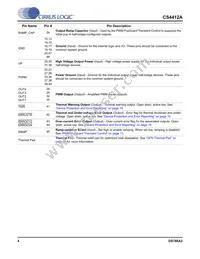 CS4412A-CNZR Datasheet Page 4